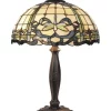 Promo 😀 G&G Bro Aurora Tiffany Table Lamp Large ✔️