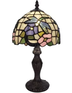 Hot Sale 👍 G&G Bro Crystal Dragonfly Tiffany Table Lamp 🥰