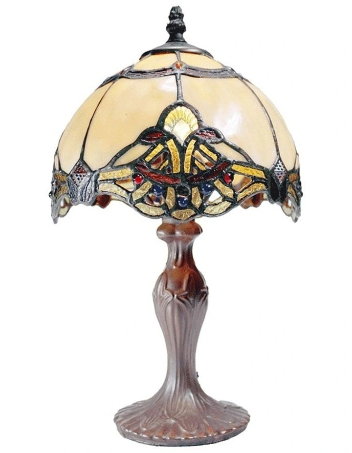 Cheap π G&G Bro Benita Small Tiffany Table Lamp Beige π₯