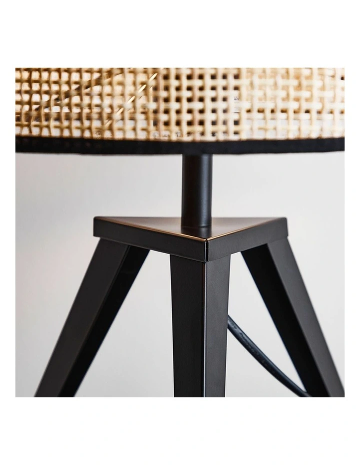 Best Pirce π Cooper & Co Porto Table Lamp 45cm In Natural/Black β - Image 4