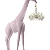 Best Sale 😀 Qeebo Giraffe In Love Floor Lamp In Dusty Rose ✔️