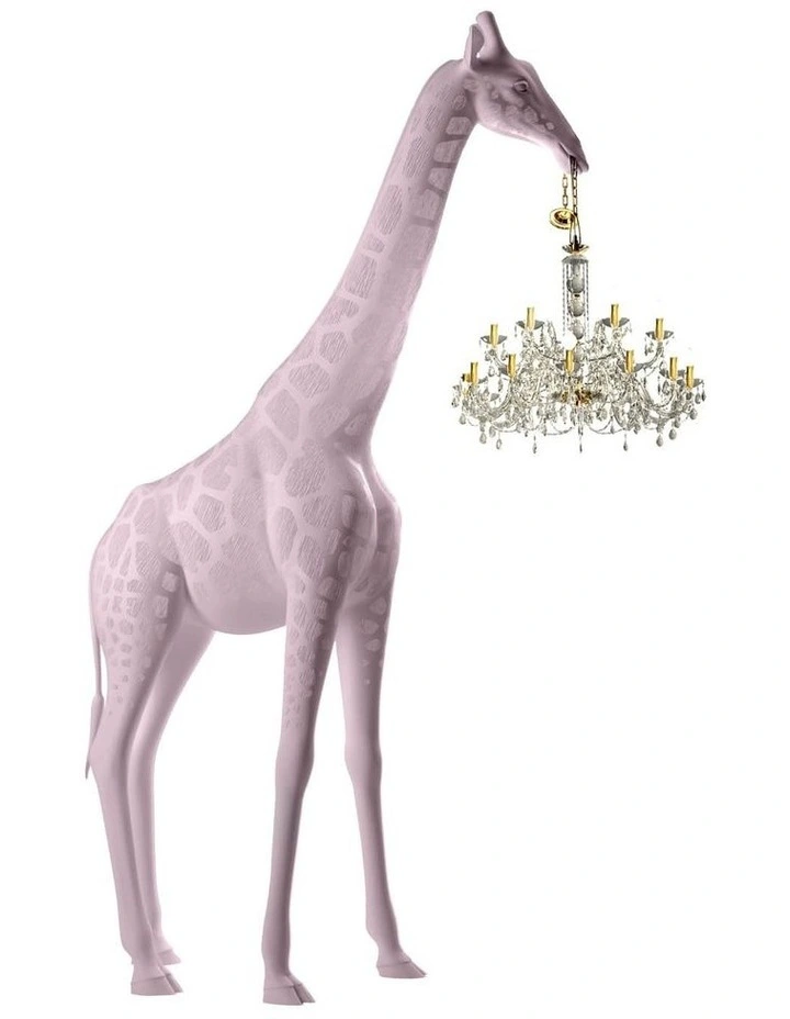 Best Sale π Qeebo Giraffe In Love Floor Lamp In Dusty Rose βοΈ