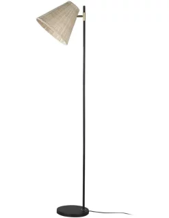 Best reviews of ❤️ Lexi Lighting Yvette Rattan Floor Lamp Black Natural Rattan 😉