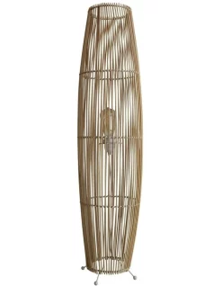 Best deal 🎉 Oriel Lighting Matram Rattan Cane Floor Lamp Natural 🔔
