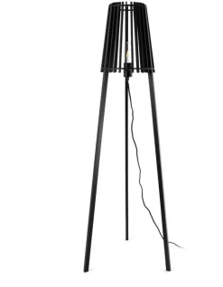 Wholesale ???? Innovatec Fidel Timber Floor Lamp 1.3M Black ????