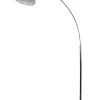 Discount ⭐ Oriel Lighting DomeArc Retro Floor Lamp Chrome 💯