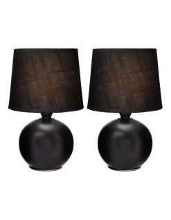 Coupon ✨ Lexi Lighting Louis Ceramic Modern Round Table Lamp Set Of 2 🤩