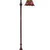 Best deal 💯 G&G Bro Rose And Dragonfly Edwardian Tiffany Floor Lamp 😉