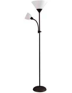 Hot Sale ⭐ Lexi Lighting Georgia 👩 Mother And Child Floor Lamp Black 😀