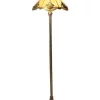 Cheap ✔️ G&G Bro Benita Leadlight Tiffany Floor Lamp Beige 🎁