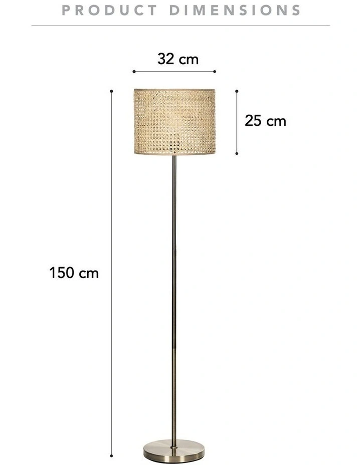 Cheap ???? Cooper & Co St Lucia Floor Lamp 150cm In Natural ???? 3 Cheap ???? Cooper & Co St Lucia Floor Lamp 150cm In Natural ???? - Image 3
