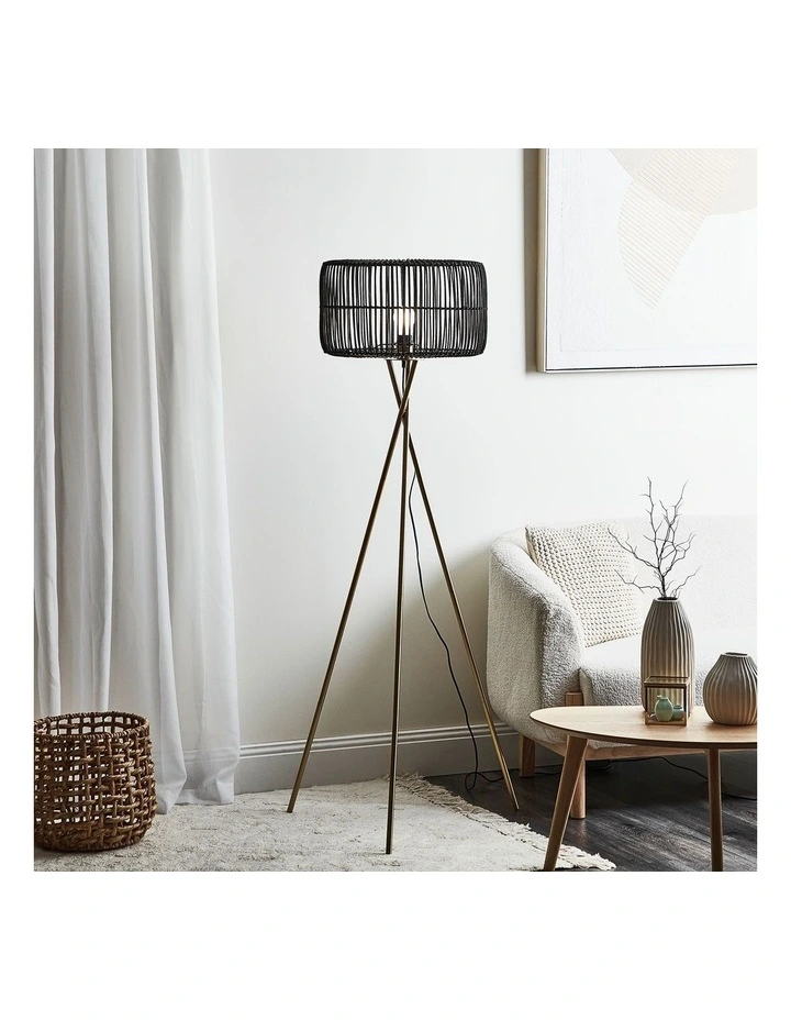 Best deal ❤️ Cooper & Co Martinique Floor Lamp 155cm In Black ⌛ 2 Best deal ❤️ Cooper & Co Martinique Floor Lamp 155cm In Black ⌛ - Image 2