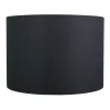 New ⭐ Oriel Lighting Drum Shade 30cm Cotton Black 👏