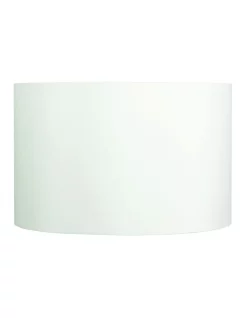Brand new ✔️ Oriel Lighting 40cm Drum Lamp Shade Off-White Shantung 😍
