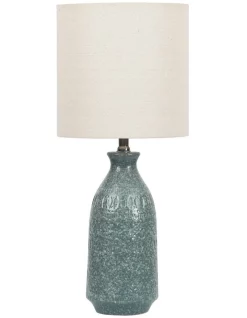 Wholesale 🛒 Cooper & Co Alanya Modern Ceramic Table Lamp 66cm In Sea Green/Cream 👍