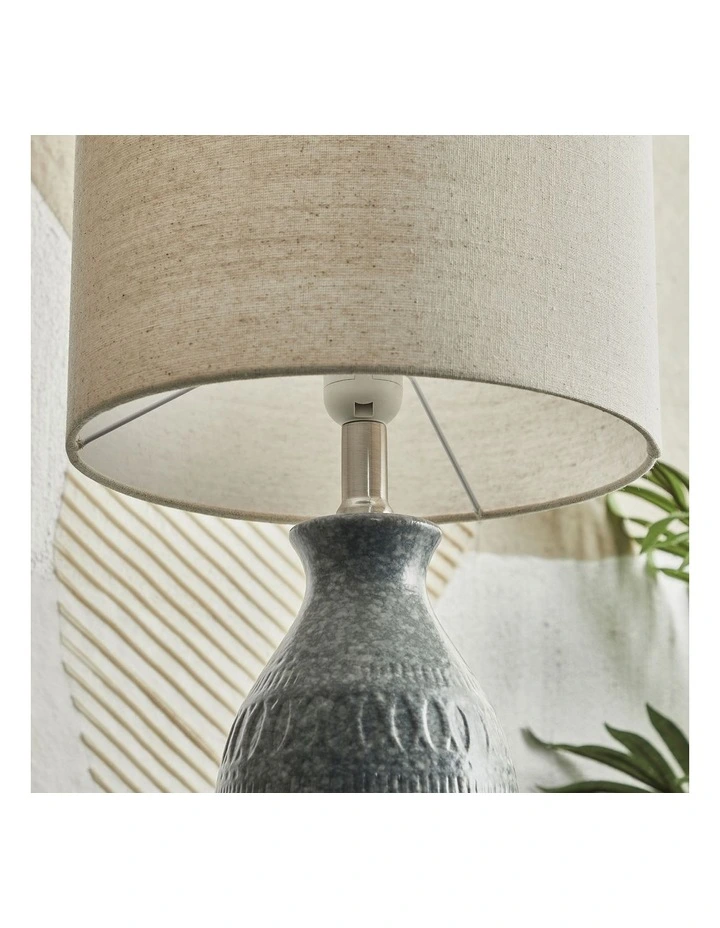 Wholesale π Cooper & Co Alanya Modern Ceramic Table Lamp 66cm In Sea Green/Cream π - Image 6