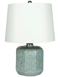 Coupon ❤️ Oriel Lighting Bikki Complete Table Lamp Duck-Egg Blue 🛒