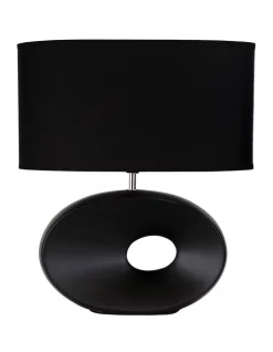 Top 10 😀 Oriel Lighting Louise Ceramic Table Lamp In Black 👍