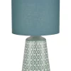 Buy 🤩 Oriel Lighting Moana Ceramic Table Lamp In Green ⌛