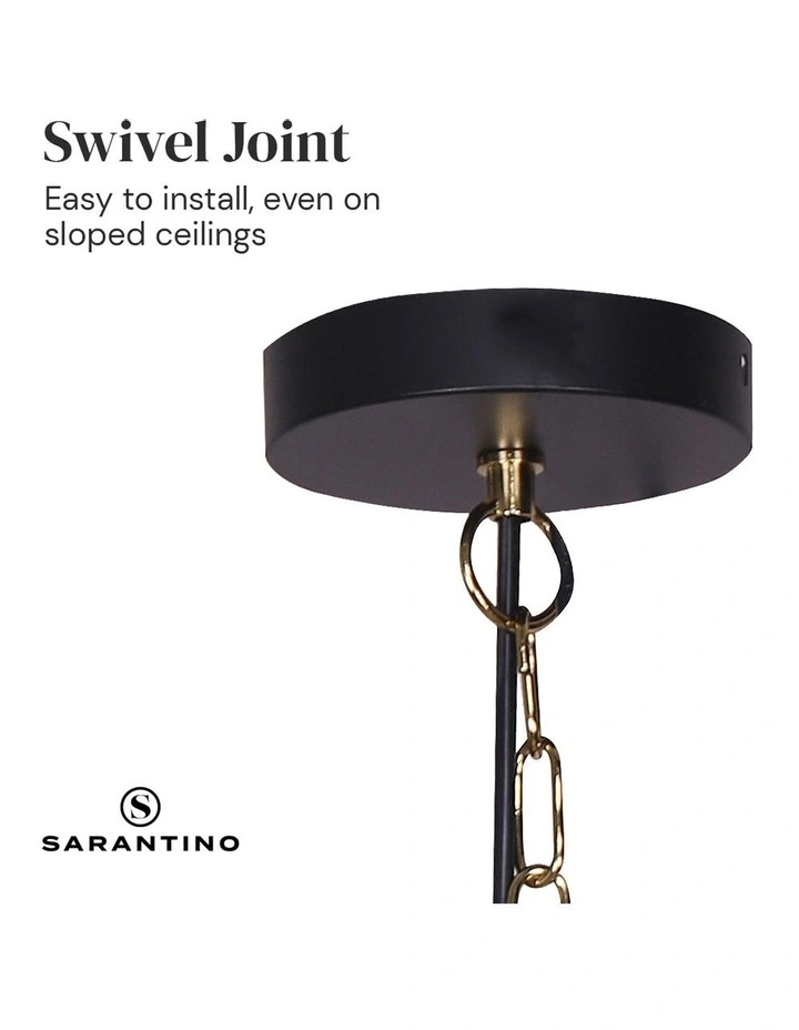 Best reviews of ???? Sarantino Pendant Light Lamp In Black And Gold ???? 3 Best reviews of ???? Sarantino Pendant Light Lamp In Black And Gold ???? - Image 3