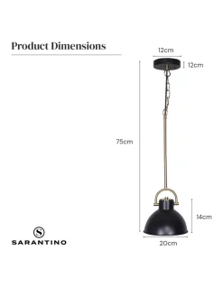 Best reviews of ???? Sarantino Pendant Light Lamp In Black And Gold ???? 12 Best reviews of ???? Sarantino Pendant Light Lamp In Black And Gold ???? -Oriel Lighting - shop unnamed file 275
