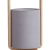 Flash Sale 😉 Oriel Lighting Lucia Timber & Cotton Table Lamp Grey 😉