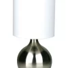 Top 10 ⭐ Oriel Lighting Lotti Touch Table Lamp Brushed Chrome 🛒
