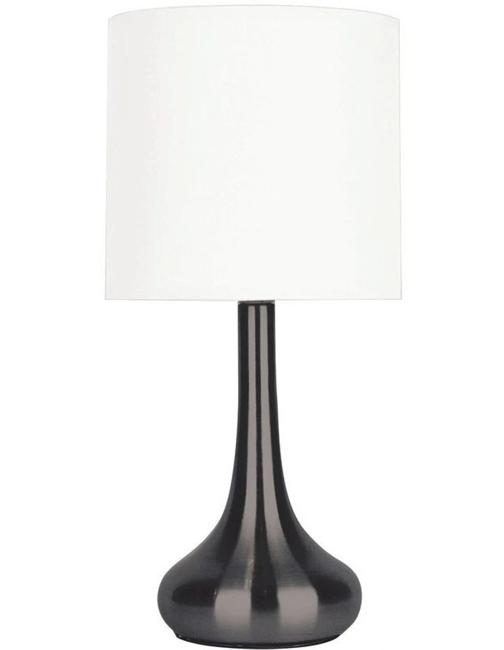 Outlet π― Oriel Lighting Lola One Light Touch Table Lamp Gunmetal π