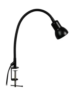 Buy ❤️ Oriel Lighting Scope Adjustable Goose-Neck Clamp Table Lamp Satin Black ✔️
