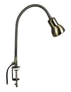 Top 10 🧨 Oriel Lighting Scope Adjustable Goose-Neck Clamp Table Lamp Antique Brass 😍