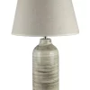 Hot Sale 😉 Lexi Lighting Gesa Ceramic Table Lamp Grey ✔️