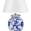 Promo 👍 Lexi Lighting Anthea Ceramic Table Lamp Blue 🌟