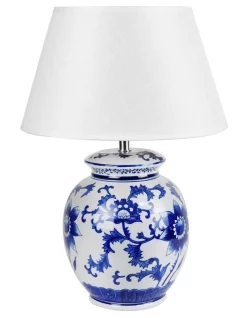 Promo 👍 Lexi Lighting Anthea Ceramic Table Lamp Blue 🌟