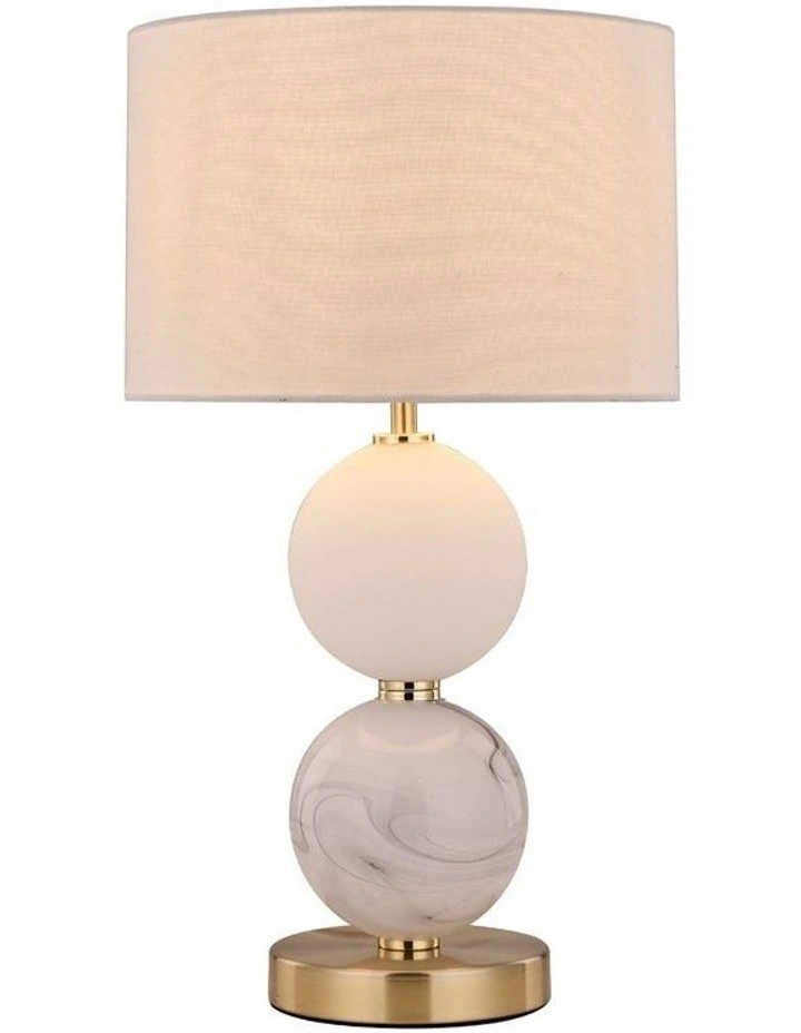 Budget π Lexi Lighting Murano Table Lamp Brass β - Image 2