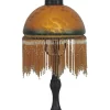 Wholesale 😀 G&G Bro Beaded Victorian Table Lamp Amber Green 🔥
