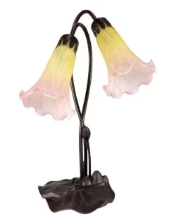 Wholesale 😍 G&G Bro Twin Lily Lamp Sunshine Blush 🔔