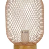 Discount ✨ Oriel Lighting Tilda Mesh Table Lamp Pink ⭐