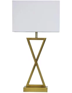 Discount 🎉 Oriel Lighting Kizz Stylish Bedside Table Lamp Antique Brass 🧨