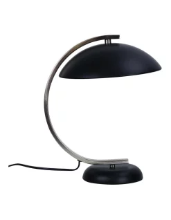 Budget ✨ Oriel Lighting Deco Table Lamp Brushed Chrome ⌛