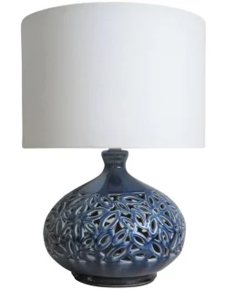 Best reviews of ⌛ Oriel Lighting Douglas Ceramic Table Lamp Blue 👍