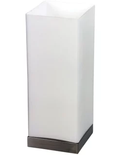 Budget 👏 Oriel Lighting Paro Square Touch Table Lamp Brushed Chrome 🎁