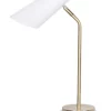 Brand new 🎉 Sarantino Brass Finish Table Lamp White 🎁