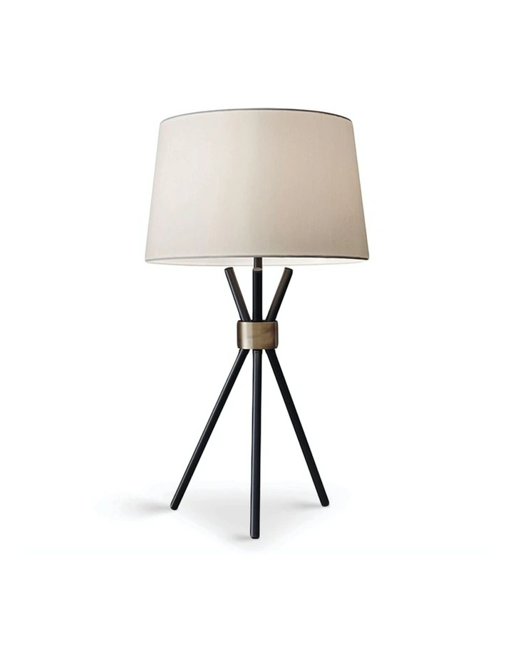 Best Sale ???? Sarantino Metal Tripod Table Lamp With Antique Brass Accent ???? 1 Best Sale ???? Sarantino Metal Tripod Table Lamp With Antique Brass Accent ????