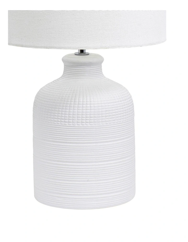 Outlet π₯ Salt&pepper Lennon Table Lamp 26x46.5cm In White π - Image 2