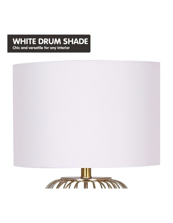 Top 10 π Sarantino Table Lamp Rose Gold Finish With White Linen Shade β€οΈ - Image 5