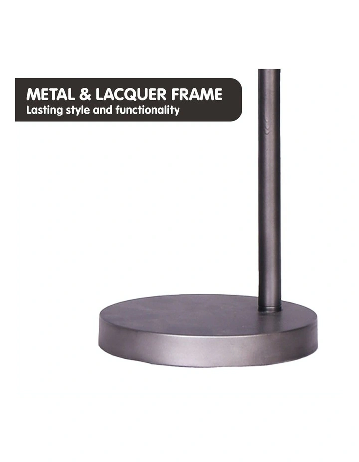 Deals π Sarantino Industrial Chic Adjustable Angle Desk Lamp Dark Grey π - Image 5