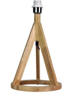 Deals 😍 Oriel Lighting Stabb Timber Tripod Table Lamp Base 🛒