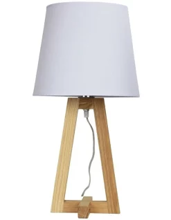 Coupon 🧨 Oriel Lighting Edra Scandinavian-Style Table Lamp White 💯