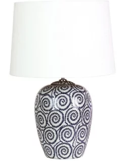 Deals 🎁 Oriel Lighting Pippi Swirled Complete Table Lamp ⭐