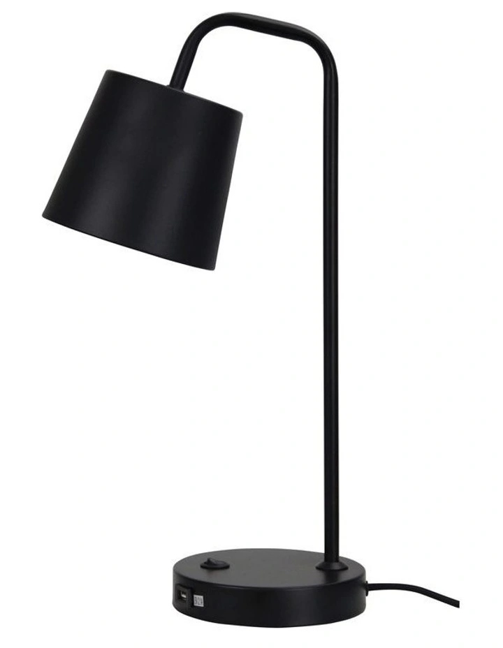 Wholesale β Oriel Lighting Henk Desk Lamp With USB Black π
